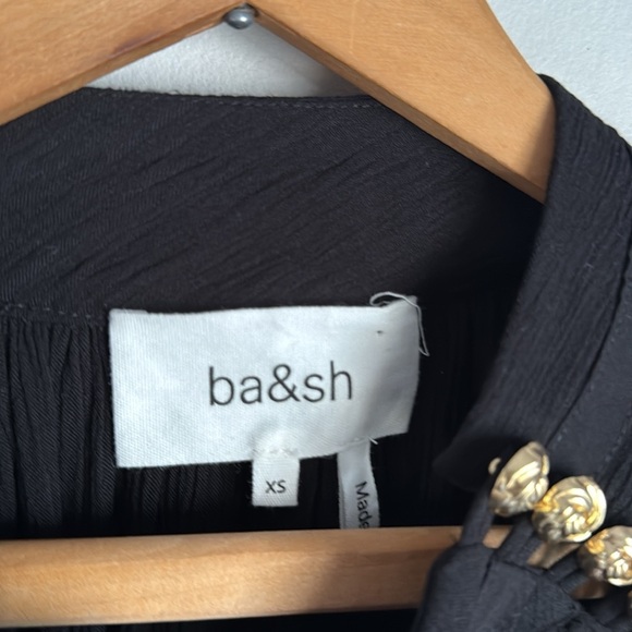 BA&SH Neil Embellished Button Blouse XS - Picture 7 of 12